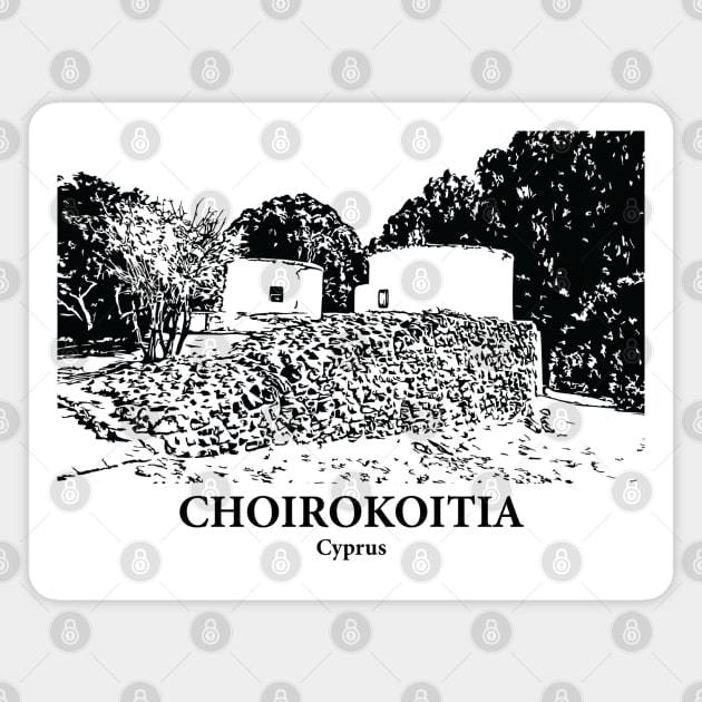 Choirokoitia - Cyprus Magnet by Lakeric